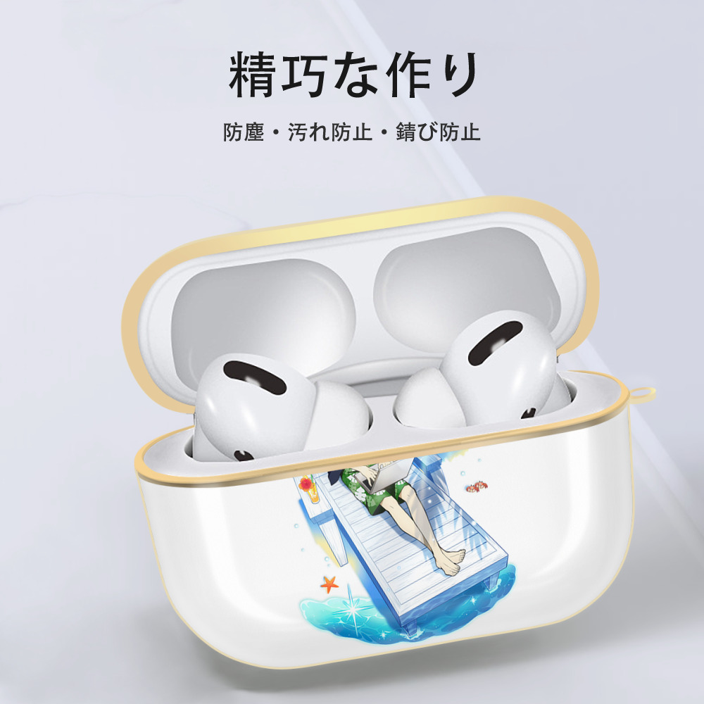 文豪ストレイドッグス Bungo Stray Dogs 【AirPods Pro用】ハードシェル保護ケース｜耐衝撃・防指紋・カラビナ付き商品仕様