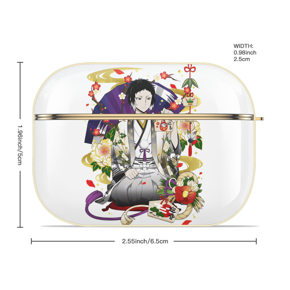 文豪ストレイドッグス Bungo Stray Dogs 【AirPods Pro用】ハードシェル保護ケース｜耐衝撃・防指紋・カラビナ付き商品仕様