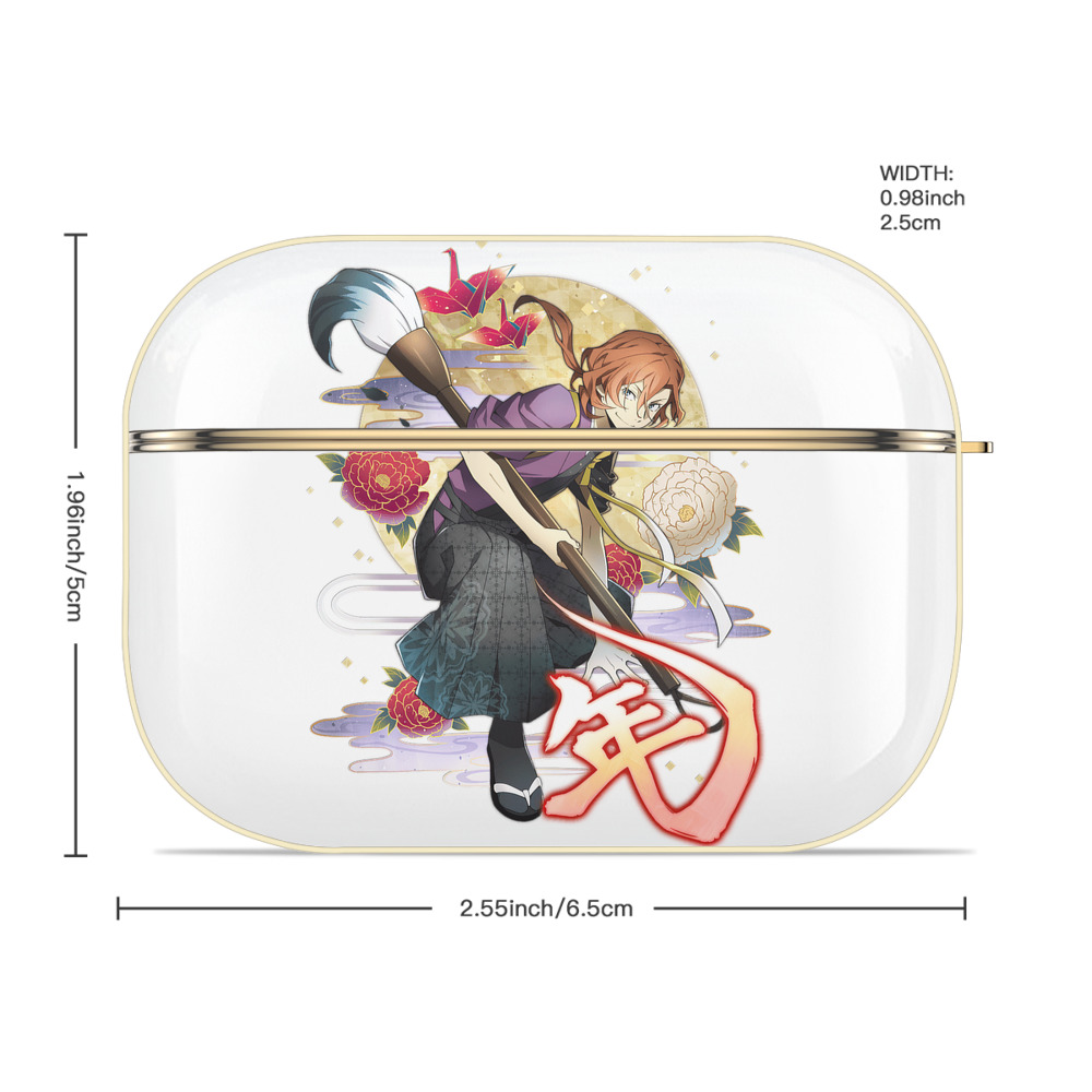 文豪ストレイドッグス Bungo Stray Dogs 【AirPods Pro用】ハードシェル保護ケース｜耐衝撃・防指紋・カラビナ付き商品仕様