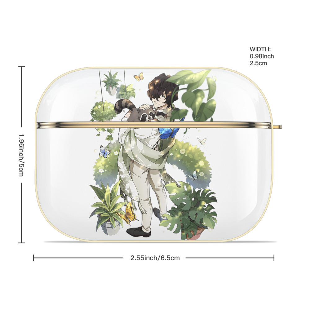 文豪ストレイドッグス Bungo Stray Dogs 【AirPods Pro用】ハードシェル保護ケース｜耐衝撃・防指紋・カラビナ付き商品仕様