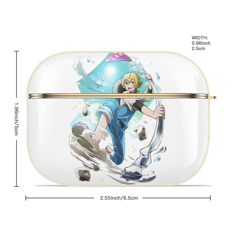 文豪ストレイドッグス Bungo Stray Dogs 【AirPods Pro用】ハードシェル保護ケース｜耐衝撃・防指紋・カラビナ付き商品仕様