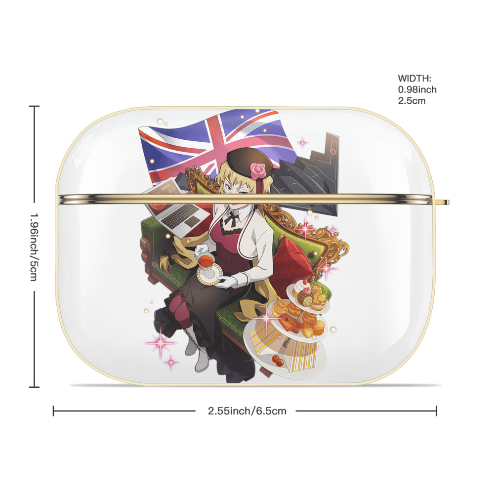 文豪ストレイドッグス Bungo Stray Dogs 【AirPods Pro用】ハードシェル保護ケース｜耐衝撃・防指紋・カラビナ付き商品仕様