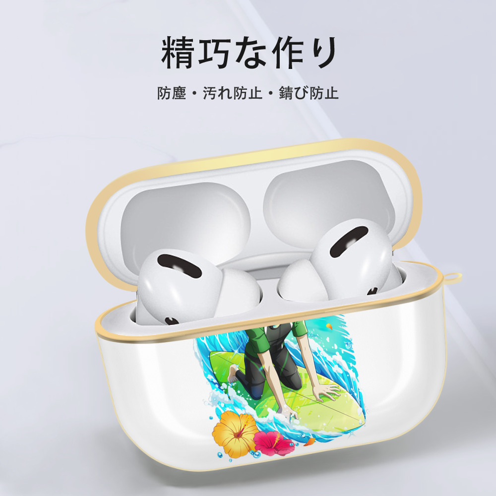 文豪ストレイドッグス Bungo Stray Dogs 【AirPods Pro用】ハードシェル保護ケース｜耐衝撃・防指紋・カラビナ付き商品仕様