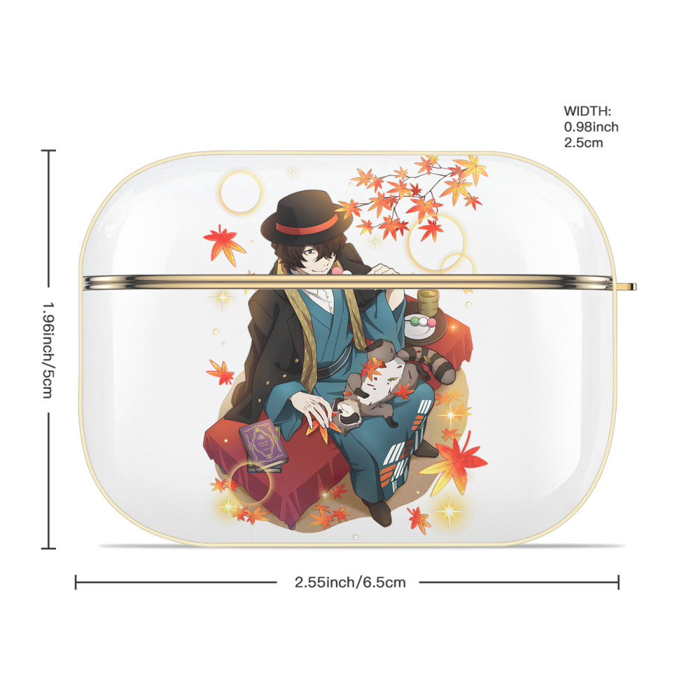 文豪ストレイドッグス Bungo Stray Dogs 【AirPods Pro用】ハードシェル保護ケース｜耐衝撃・防指紋・カラビナ付き商品仕様