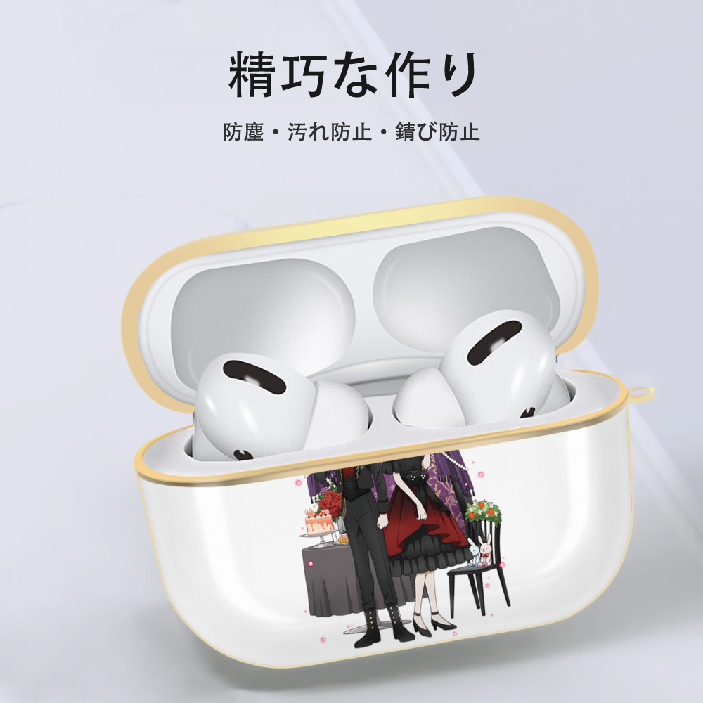 文豪ストレイドッグス Bungo Stray Dogs 【AirPods Pro用】ハードシェル保護ケース｜耐衝撃・防指紋・カラビナ付き商品仕様