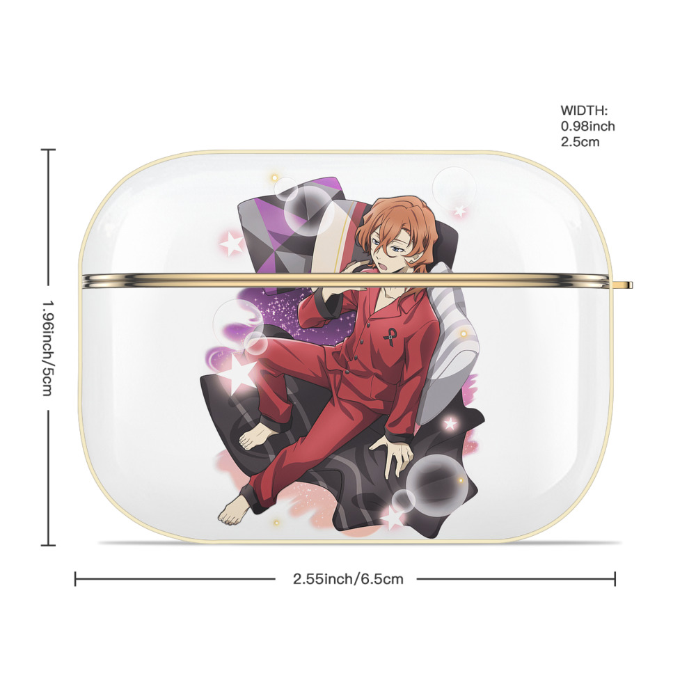 文豪ストレイドッグス Bungo Stray Dogs 【AirPods Pro用】ハードシェル保護ケース｜耐衝撃・防指紋・カラビナ付き商品仕様