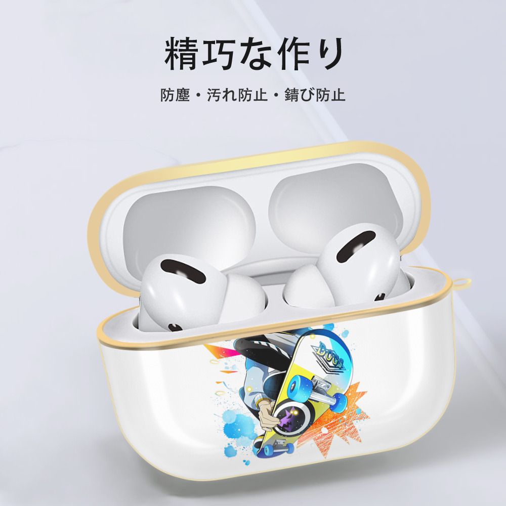 文豪ストレイドッグス Bungo Stray Dogs 【AirPods Pro用】ハードシェル保護ケース｜耐衝撃・防指紋・カラビナ付き商品仕様