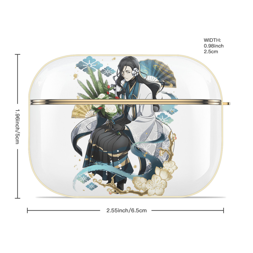 文豪ストレイドッグス Bungo Stray Dogs 【AirPods Pro用】ハードシェル保護ケース｜耐衝撃・防指紋・カラビナ付き商品仕様