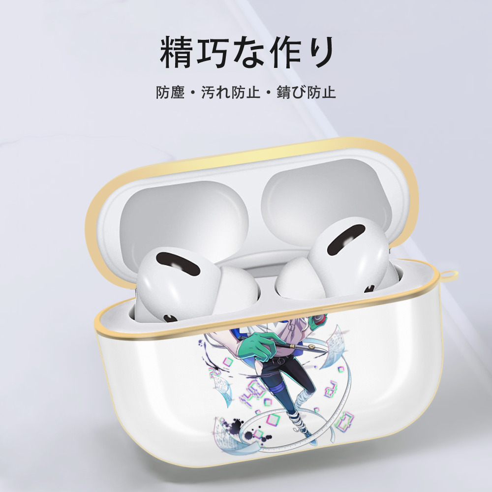文豪ストレイドッグス Bungo Stray Dogs 【AirPods Pro用】ハードシェル保護ケース｜耐衝撃・防指紋・カラビナ付き商品仕様