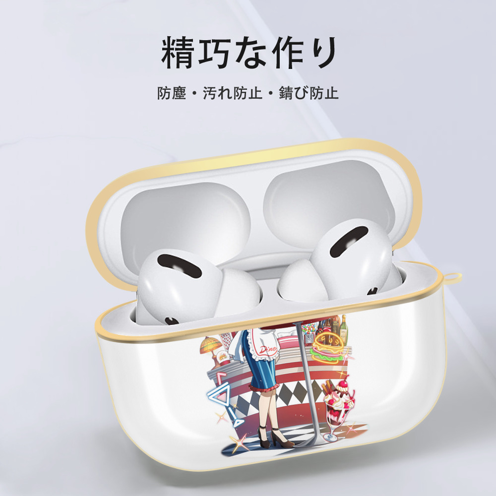文豪ストレイドッグス Bungo Stray Dogs 【AirPods Pro用】ハードシェル保護ケース｜耐衝撃・防指紋・カラビナ付き商品仕様
