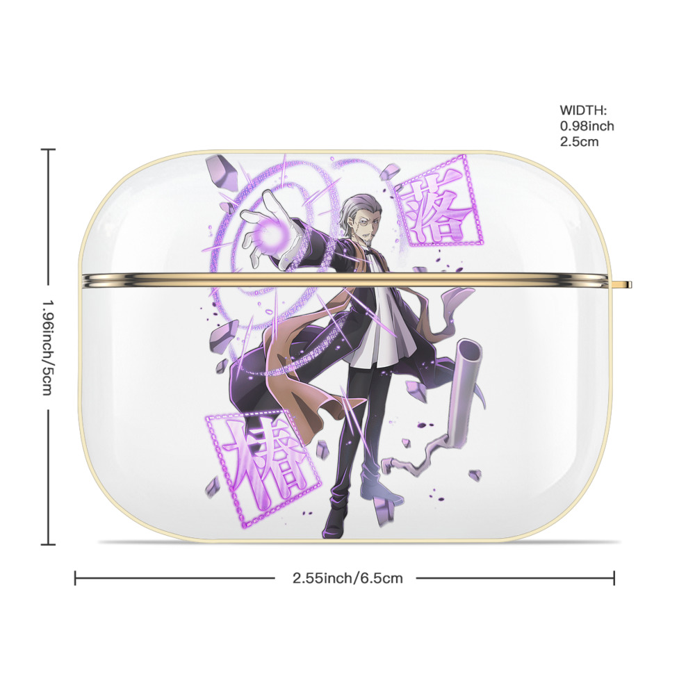 文豪ストレイドッグス Bungo Stray Dogs 【AirPods Pro用】ハードシェル保護ケース｜耐衝撃・防指紋・カラビナ付き商品仕様