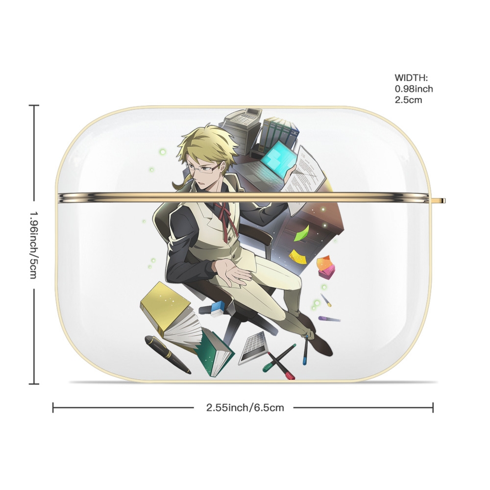 文豪ストレイドッグス Bungo Stray Dogs 【AirPods Pro用】ハードシェル保護ケース｜耐衝撃・防指紋・カラビナ付き商品仕様
