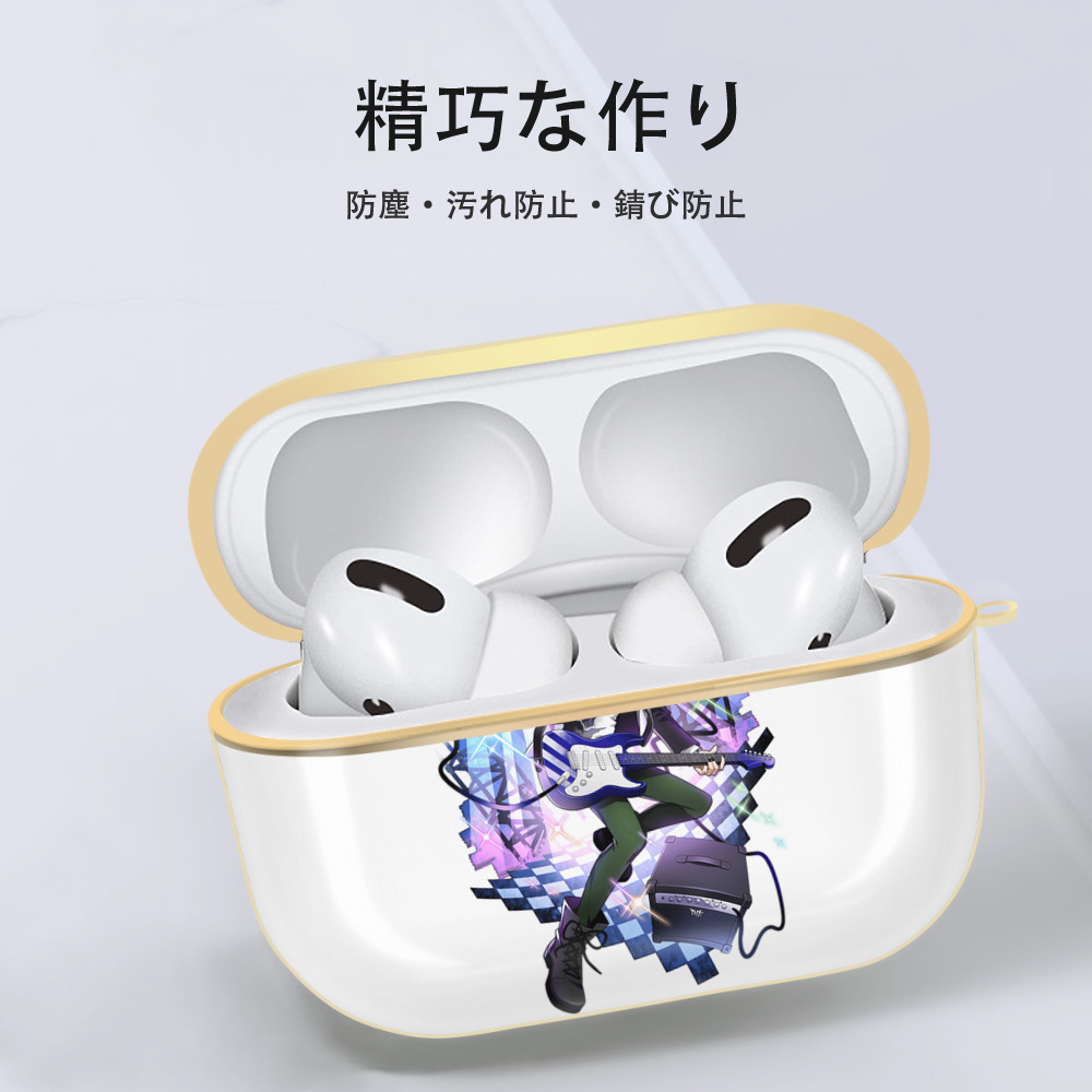 文豪ストレイドッグス Bungo Stray Dogs 【AirPods Pro用】ハードシェル保護ケース｜耐衝撃・防指紋・カラビナ付き商品仕様