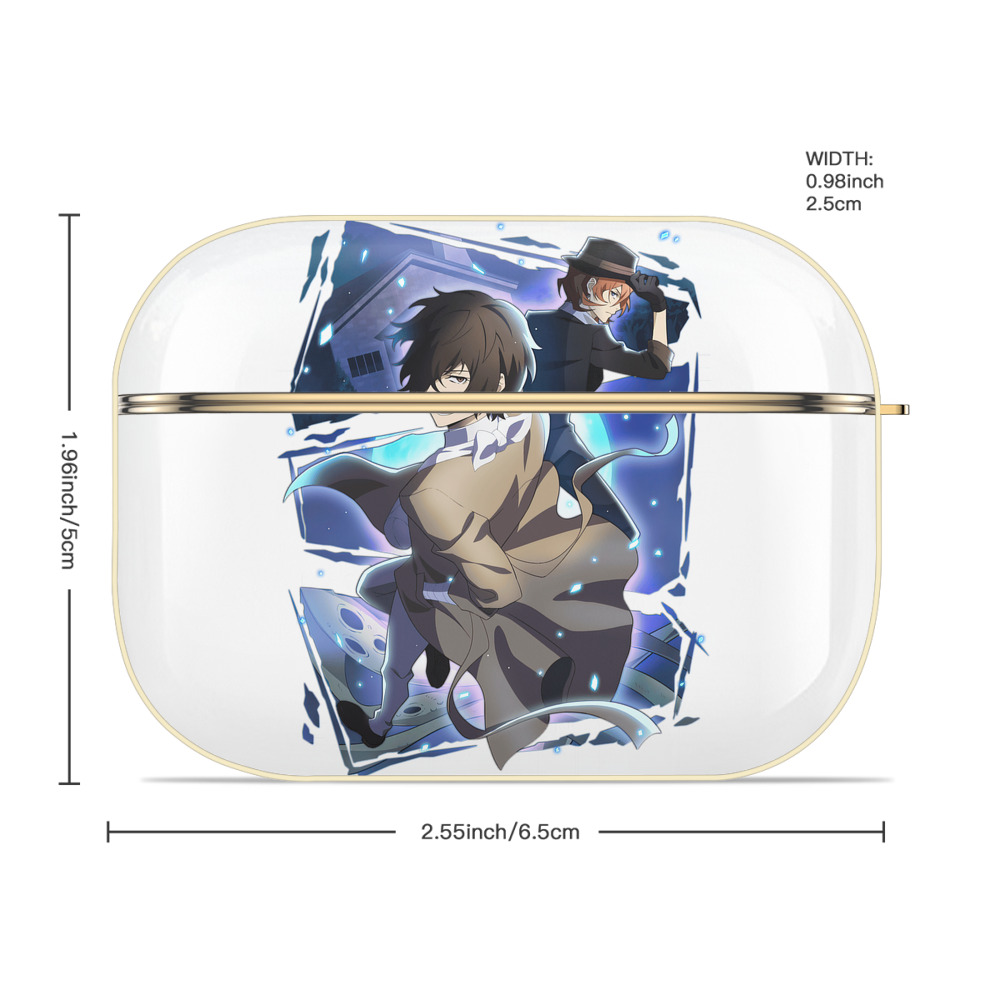 文豪ストレイドッグス Bungo Stray Dogs 【AirPods Pro用】ハードシェル保護ケース｜耐衝撃・防指紋・カラビナ付き商品仕様
