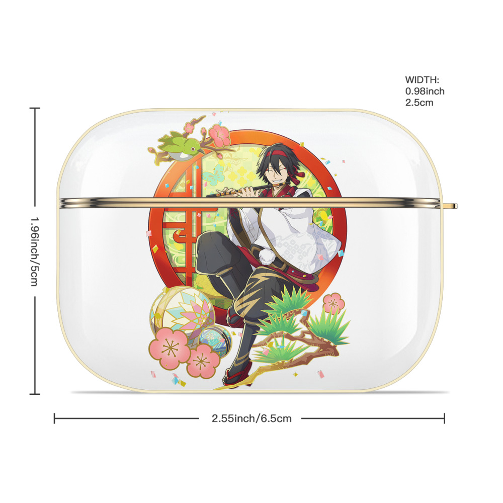 文豪ストレイドッグス Bungo Stray Dogs 【AirPods Pro用】ハードシェル保護ケース｜耐衝撃・防指紋・カラビナ付き商品仕様