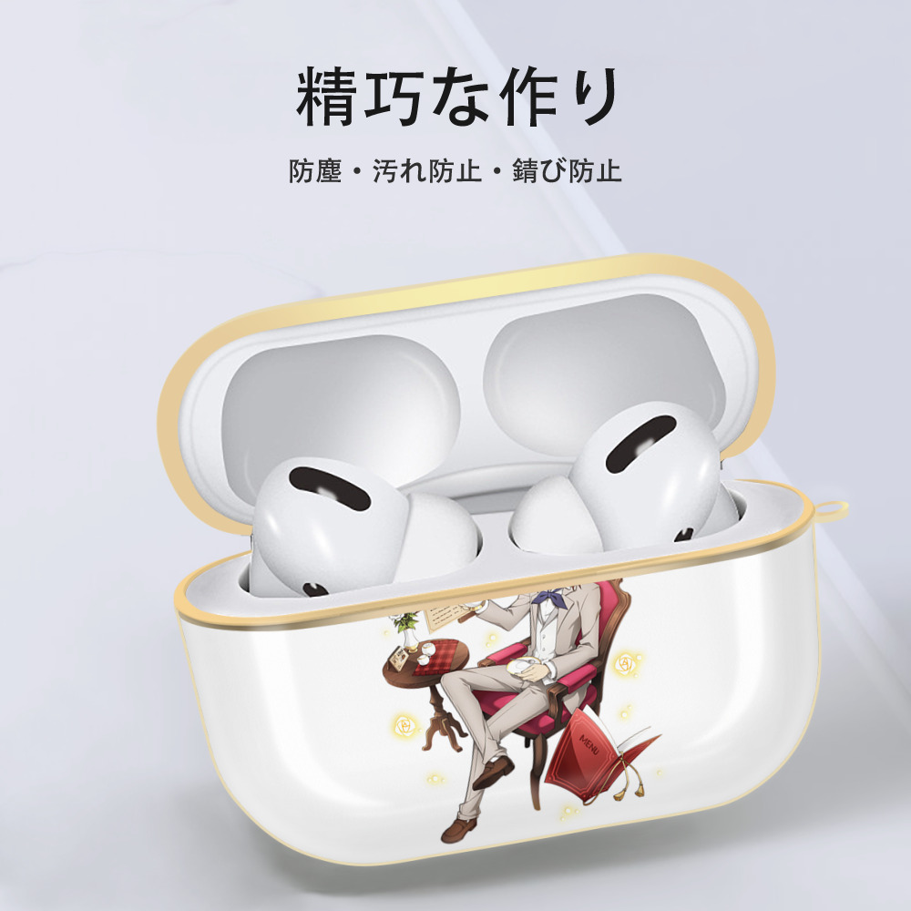 文豪ストレイドッグス Bungo Stray Dogs 【AirPods Pro用】ハードシェル保護ケース｜耐衝撃・防指紋・カラビナ付き商品仕様