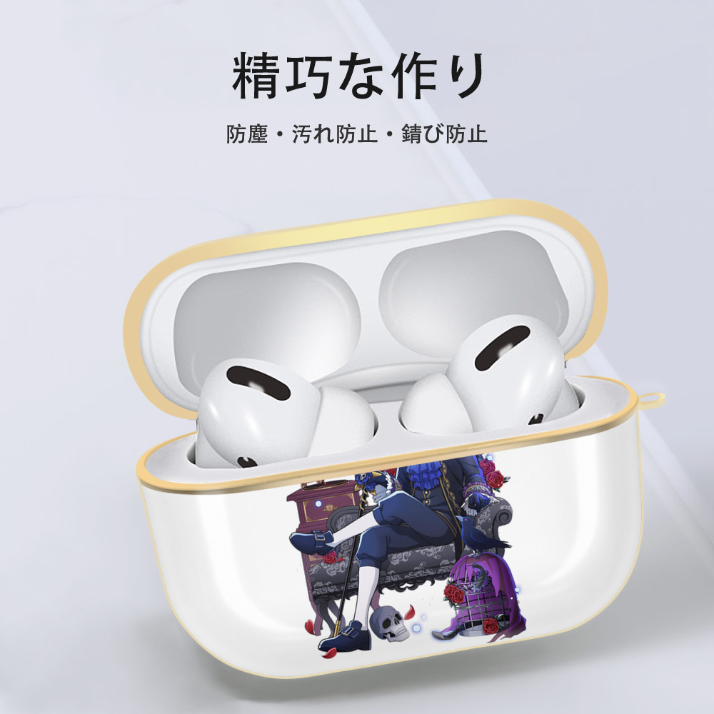 文豪ストレイドッグス Bungo Stray Dogs 【AirPods Pro用】ハードシェル保護ケース｜耐衝撃・防指紋・カラビナ付き商品仕様