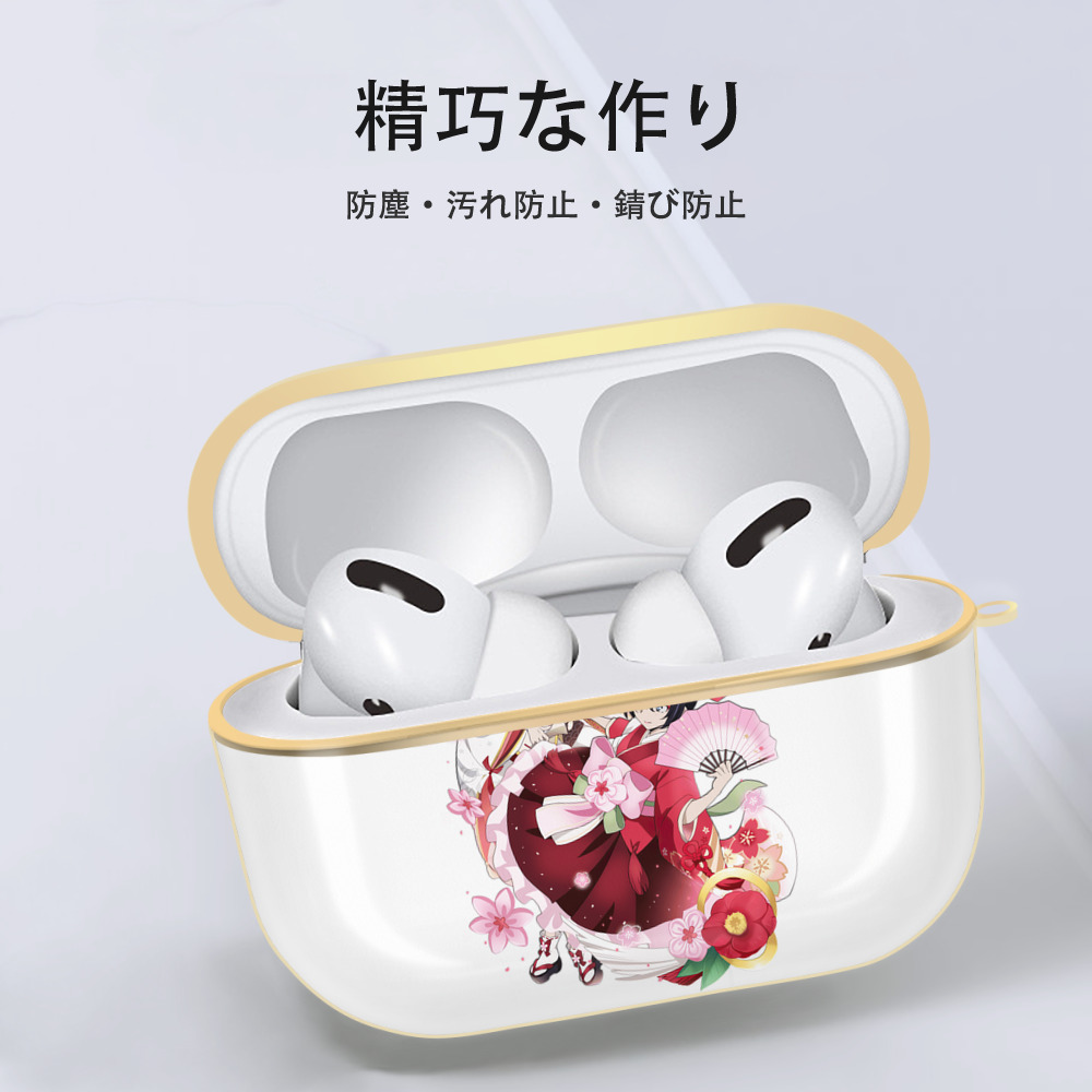 文豪ストレイドッグス Bungo Stray Dogs 【AirPods Pro用】ハードシェル保護ケース｜耐衝撃・防指紋・カラビナ付き商品仕様