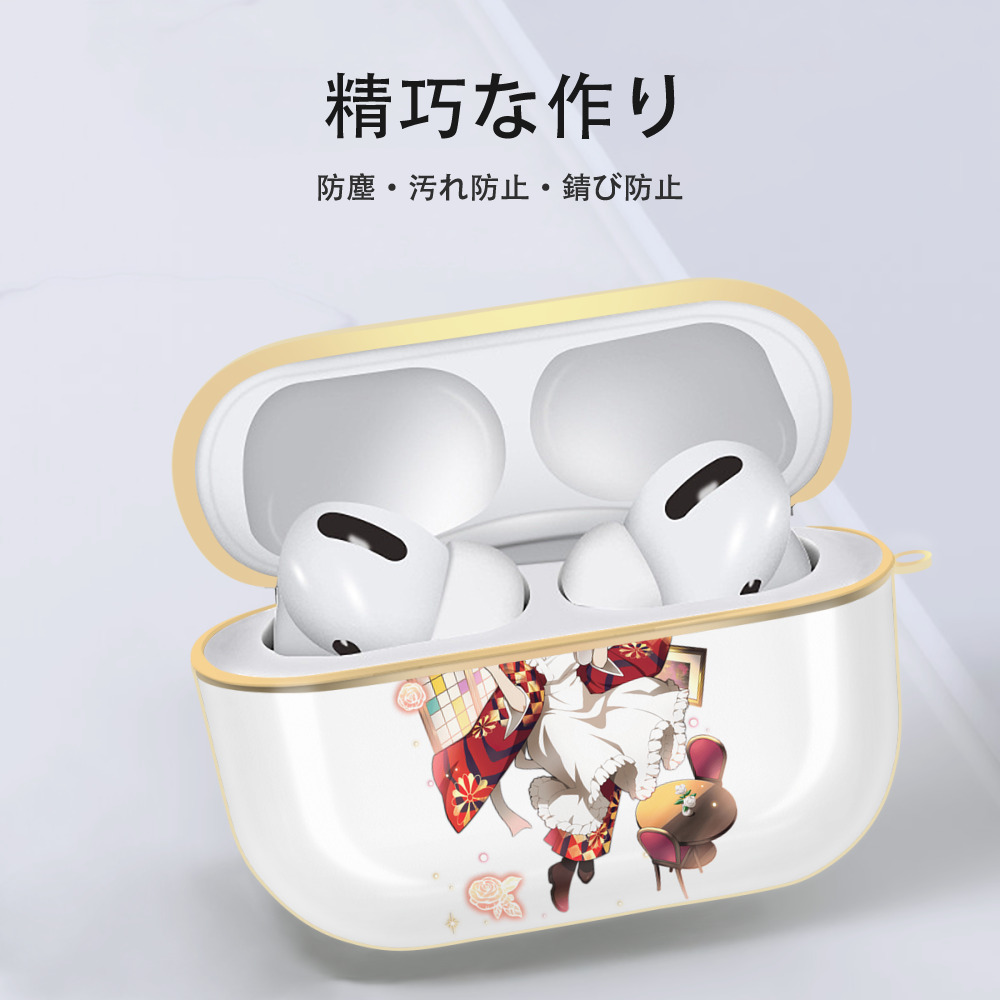 文豪ストレイドッグス Bungo Stray Dogs 【AirPods Pro用】ハードシェル保護ケース｜耐衝撃・防指紋・カラビナ付き商品仕様