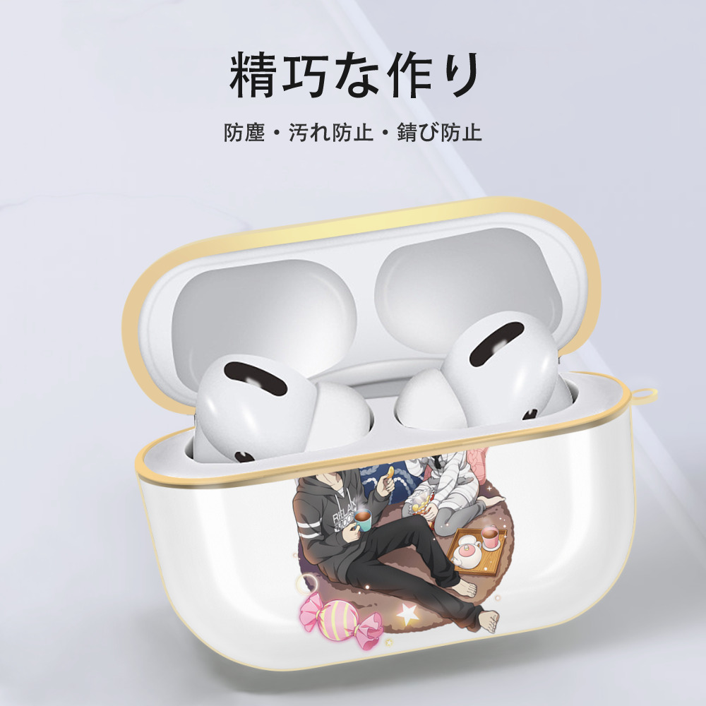 文豪ストレイドッグス Bungo Stray Dogs 【AirPods Pro用】ハードシェル保護ケース｜耐衝撃・防指紋・カラビナ付き商品仕様