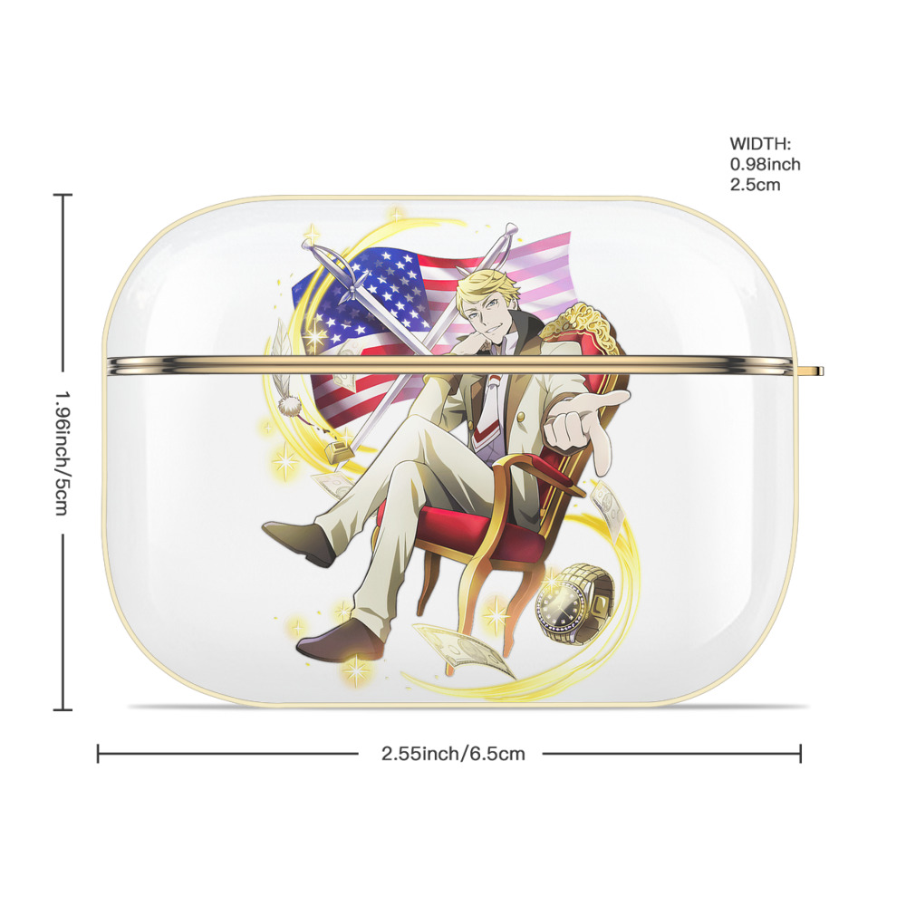 文豪ストレイドッグス Bungo Stray Dogs 【AirPods Pro用】ハードシェル保護ケース｜耐衝撃・防指紋・カラビナ付き商品仕様