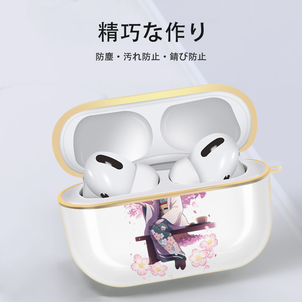 文豪ストレイドッグス Bungo Stray Dogs 【AirPods Pro用】ハードシェル保護ケース｜耐衝撃・防指紋・カラビナ付き商品仕様