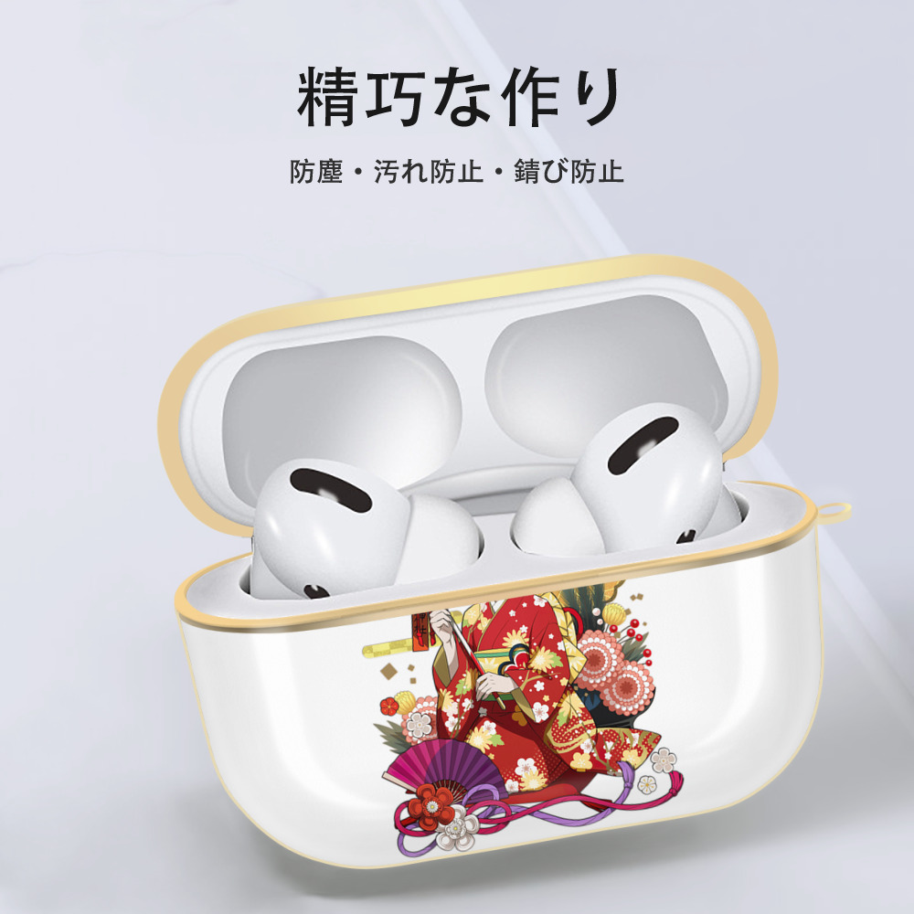 文豪ストレイドッグス Bungo Stray Dogs 【AirPods Pro用】ハードシェル保護ケース｜耐衝撃・防指紋・カラビナ付き商品仕様