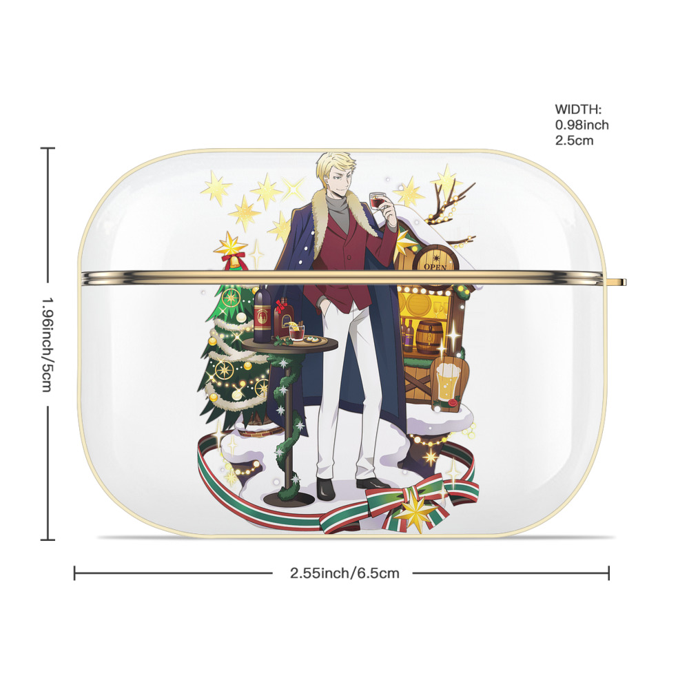 文豪ストレイドッグス Bungo Stray Dogs 【AirPods Pro用】ハードシェル保護ケース｜耐衝撃・防指紋・カラビナ付き商品仕様