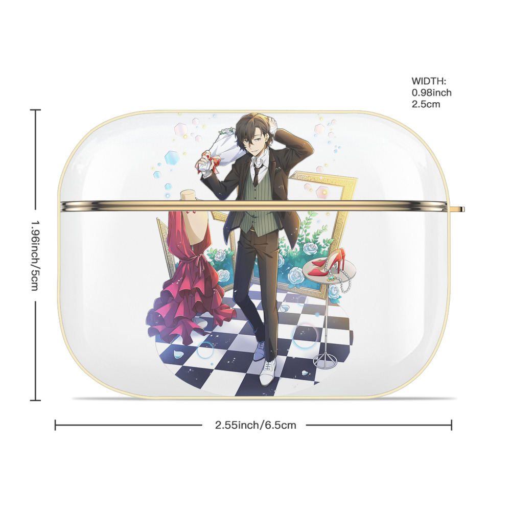 文豪ストレイドッグス Bungo Stray Dogs 【AirPods Pro用】ハードシェル保護ケース｜耐衝撃・防指紋・カラビナ付き商品仕様
