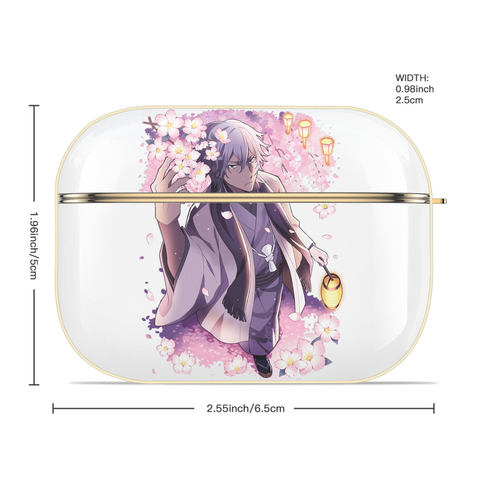 文豪ストレイドッグス Bungo Stray Dogs 【AirPods Pro用】ハードシェル保護ケース｜耐衝撃・防指紋・カラビナ付き商品仕様