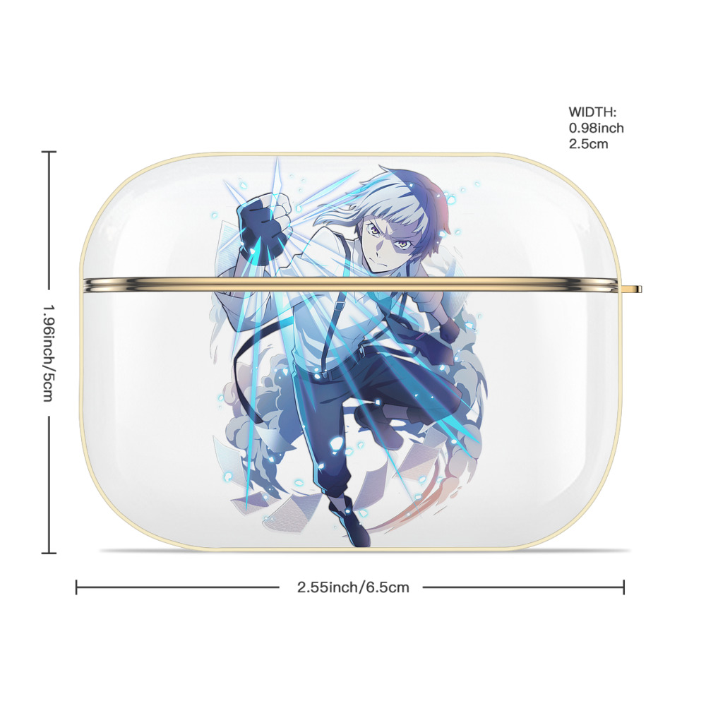 文豪ストレイドッグス Bungo Stray Dogs 【AirPods Pro用】ハードシェル保護ケース｜耐衝撃・防指紋・カラビナ付き商品仕様
