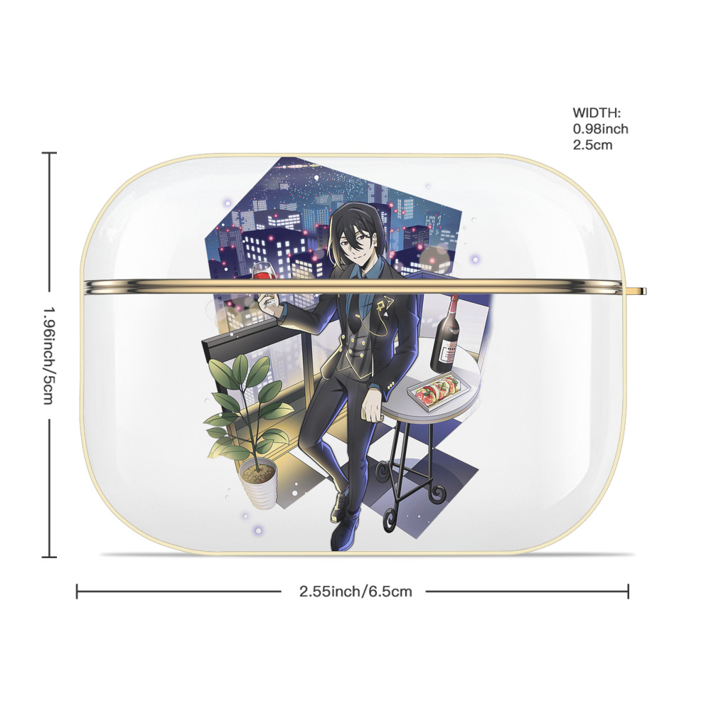 文豪ストレイドッグス Bungo Stray Dogs 【AirPods Pro用】ハードシェル保護ケース｜耐衝撃・防指紋・カラビナ付き商品仕様