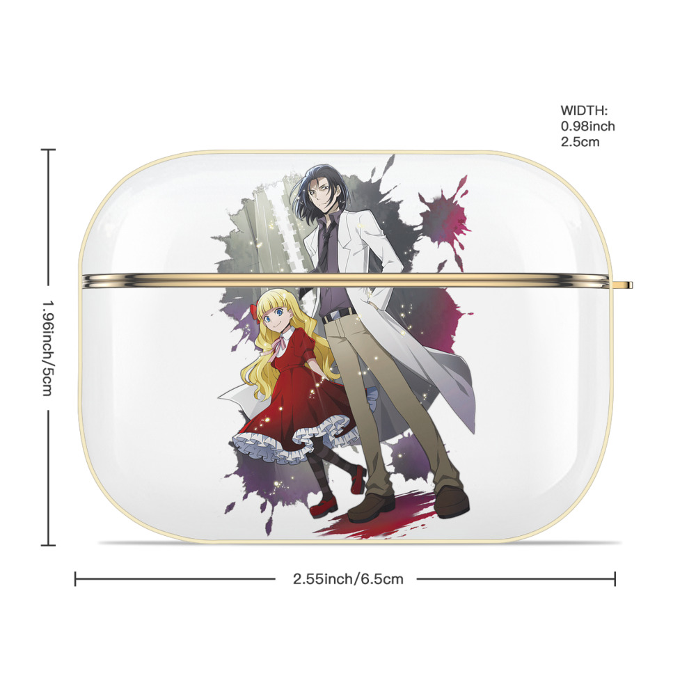 文豪ストレイドッグス Bungo Stray Dogs 【AirPods Pro用】ハードシェル保護ケース｜耐衝撃・防指紋・カラビナ付き商品仕様