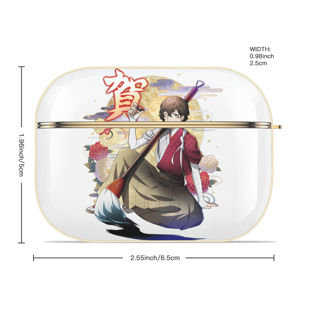 文豪ストレイドッグス Bungo Stray Dogs 【AirPods Pro用】ハードシェル保護ケース｜耐衝撃・防指紋・カラビナ付き商品仕様