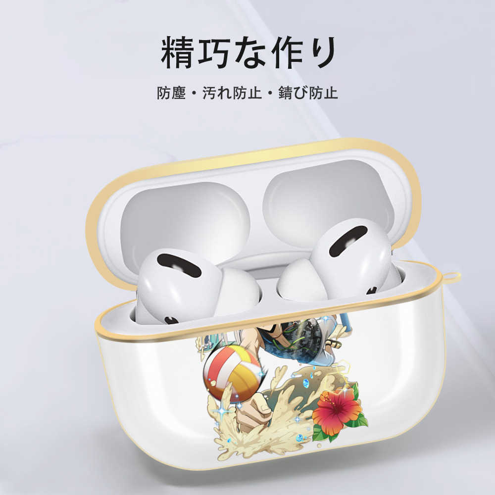 文豪ストレイドッグス Bungo Stray Dogs 【AirPods Pro用】ハードシェル保護ケース｜耐衝撃・防指紋・カラビナ付き商品仕様