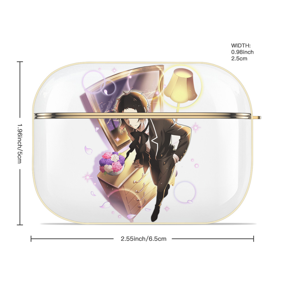 文豪ストレイドッグス Bungo Stray Dogs 【AirPods Pro用】ハードシェル保護ケース｜耐衝撃・防指紋・カラビナ付き商品仕様