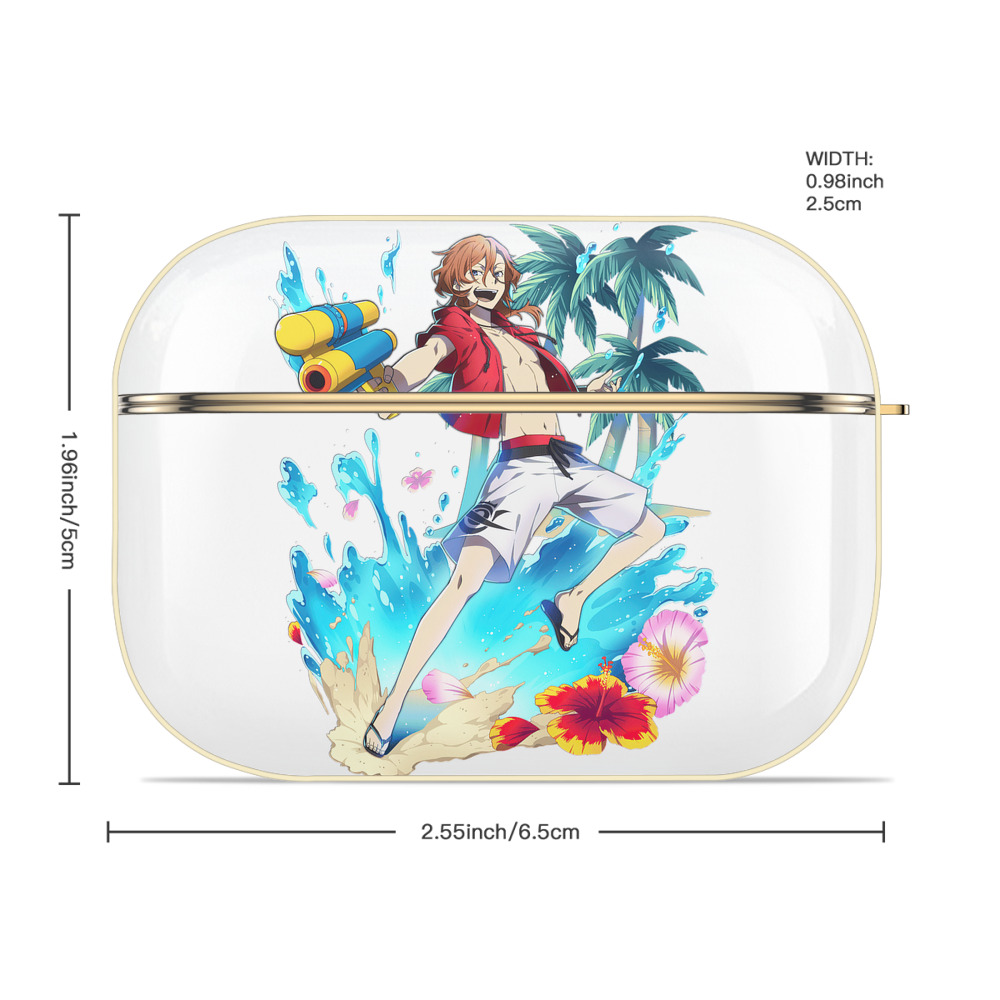 文豪ストレイドッグス Bungo Stray Dogs 【AirPods Pro用】ハードシェル保護ケース｜耐衝撃・防指紋・カラビナ付き商品仕様