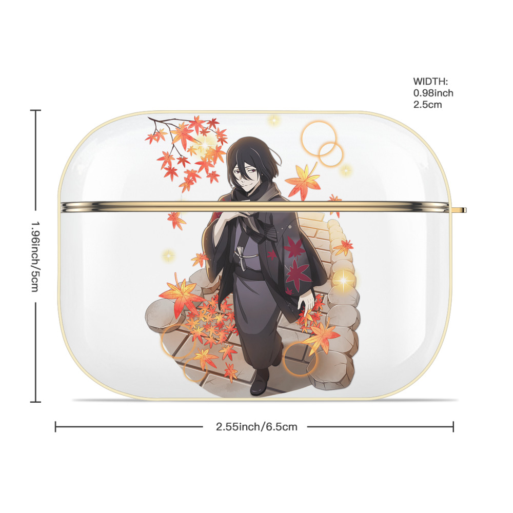 文豪ストレイドッグス Bungo Stray Dogs 【AirPods Pro用】ハードシェル保護ケース｜耐衝撃・防指紋・カラビナ付き商品仕様