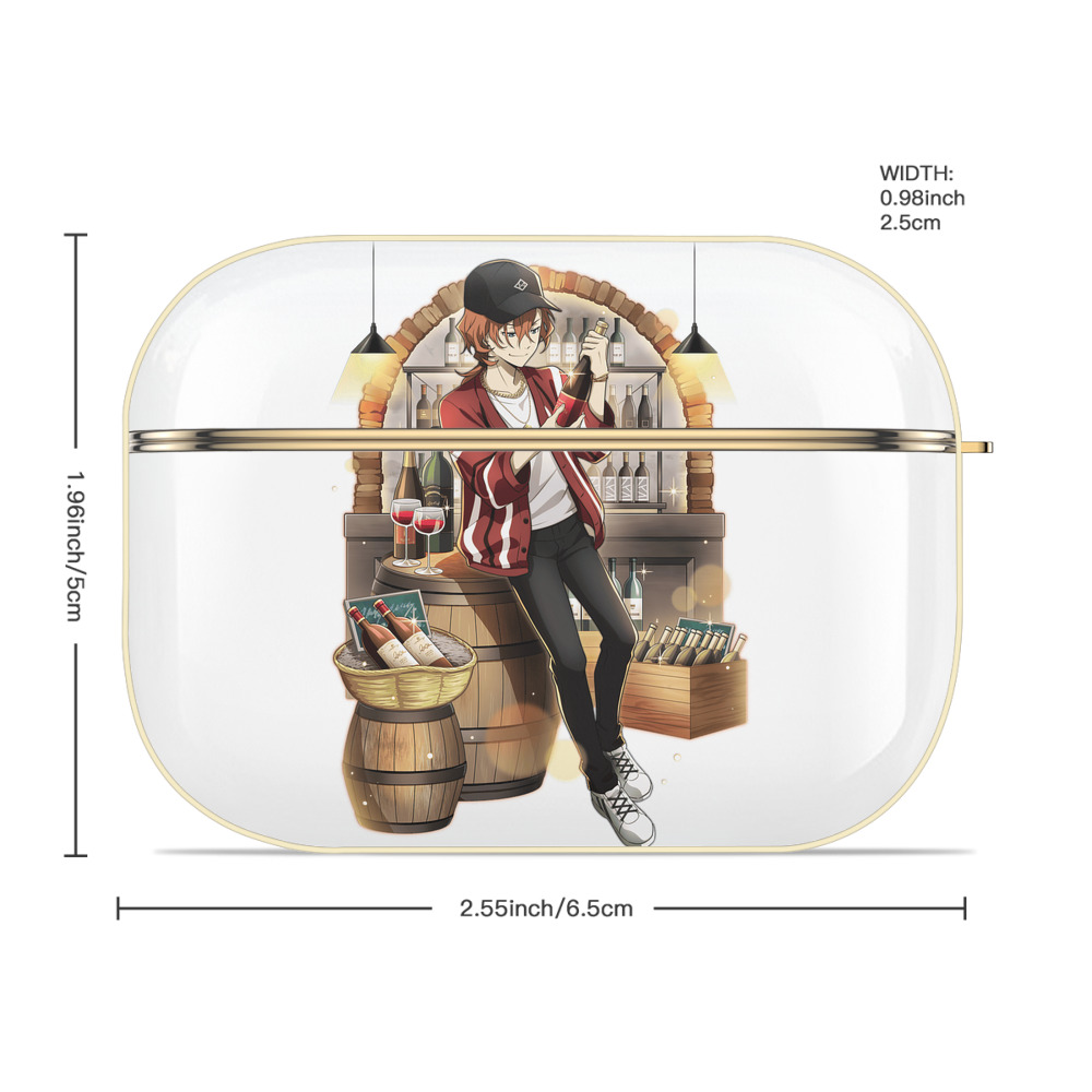 文豪ストレイドッグス Bungo Stray Dogs 【AirPods Pro用】ハードシェル保護ケース｜耐衝撃・防指紋・カラビナ付き商品仕様