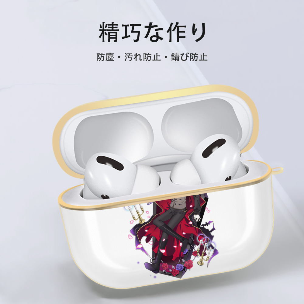 文豪ストレイドッグス Bungo Stray Dogs 【AirPods Pro用】ハードシェル保護ケース｜耐衝撃・防指紋・カラビナ付き商品仕様