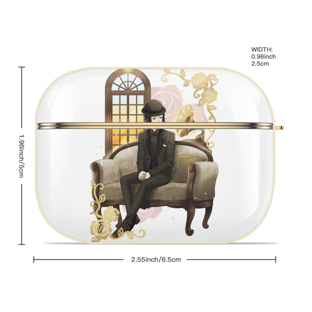 文豪ストレイドッグス Bungo Stray Dogs 【AirPods Pro用】ハードシェル保護ケース｜耐衝撃・防指紋・カラビナ付き商品仕様