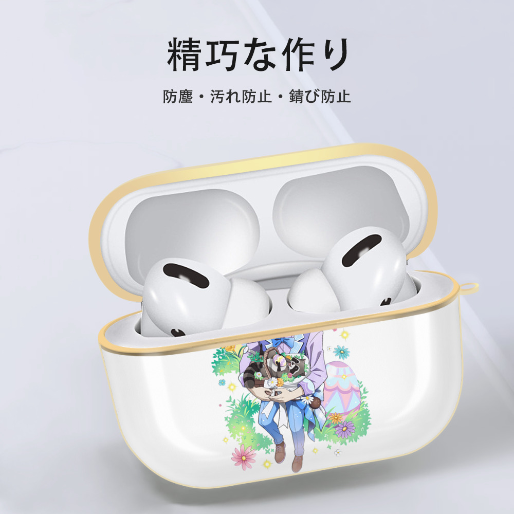 文豪ストレイドッグス Bungo Stray Dogs 【AirPods Pro用】ハードシェル保護ケース｜耐衝撃・防指紋・カラビナ付き商品仕様