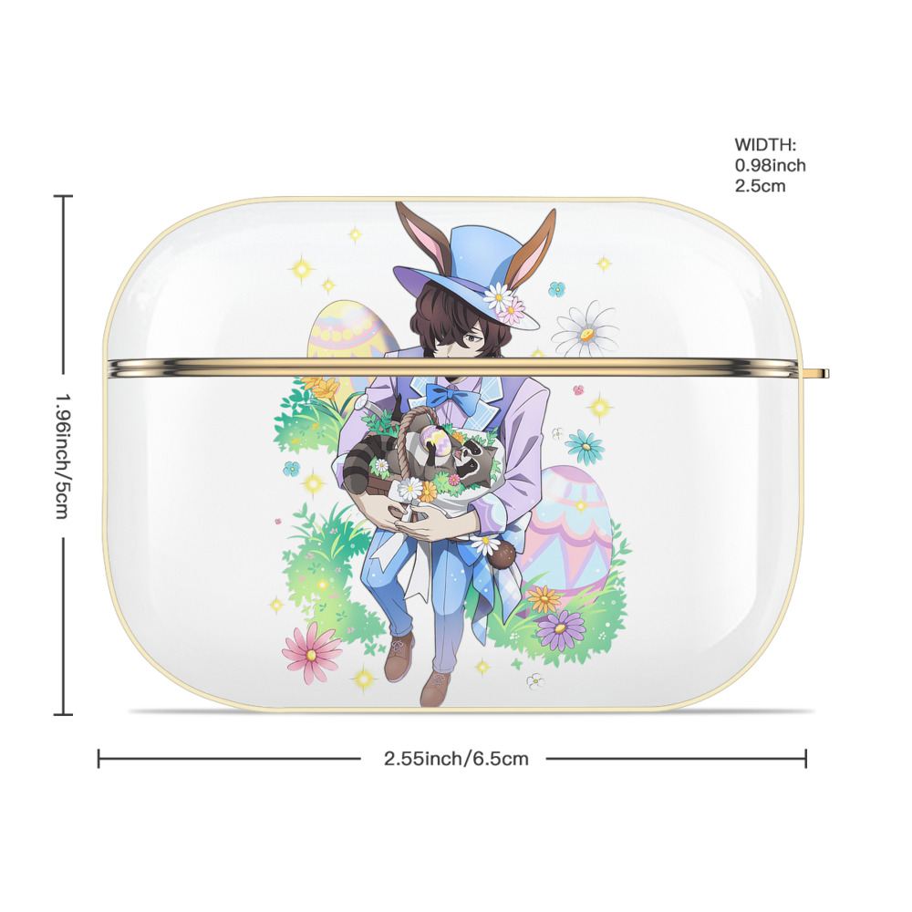 文豪ストレイドッグス Bungo Stray Dogs 【AirPods Pro用】ハードシェル保護ケース｜耐衝撃・防指紋・カラビナ付き商品仕様