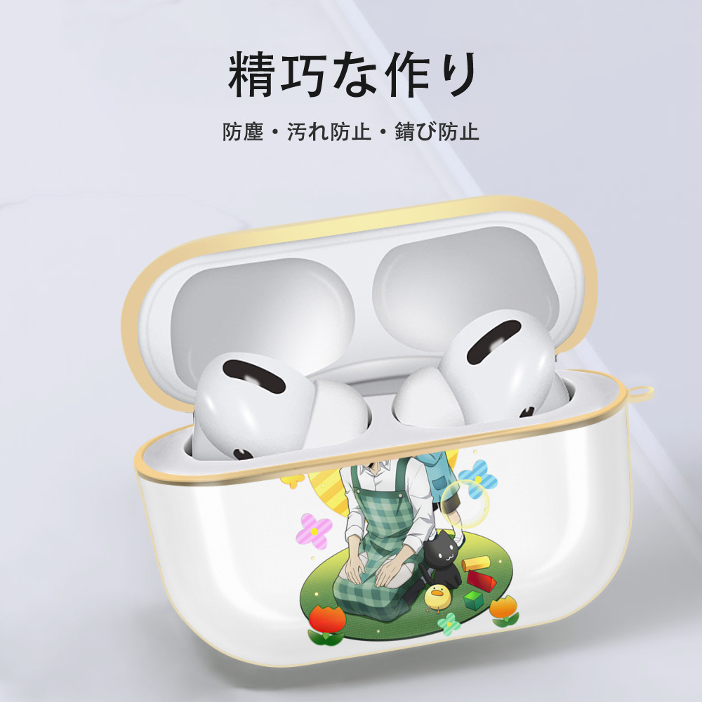 文豪ストレイドッグス Bungo Stray Dogs 【AirPods Pro用】ハードシェル保護ケース｜耐衝撃・防指紋・カラビナ付き商品仕様