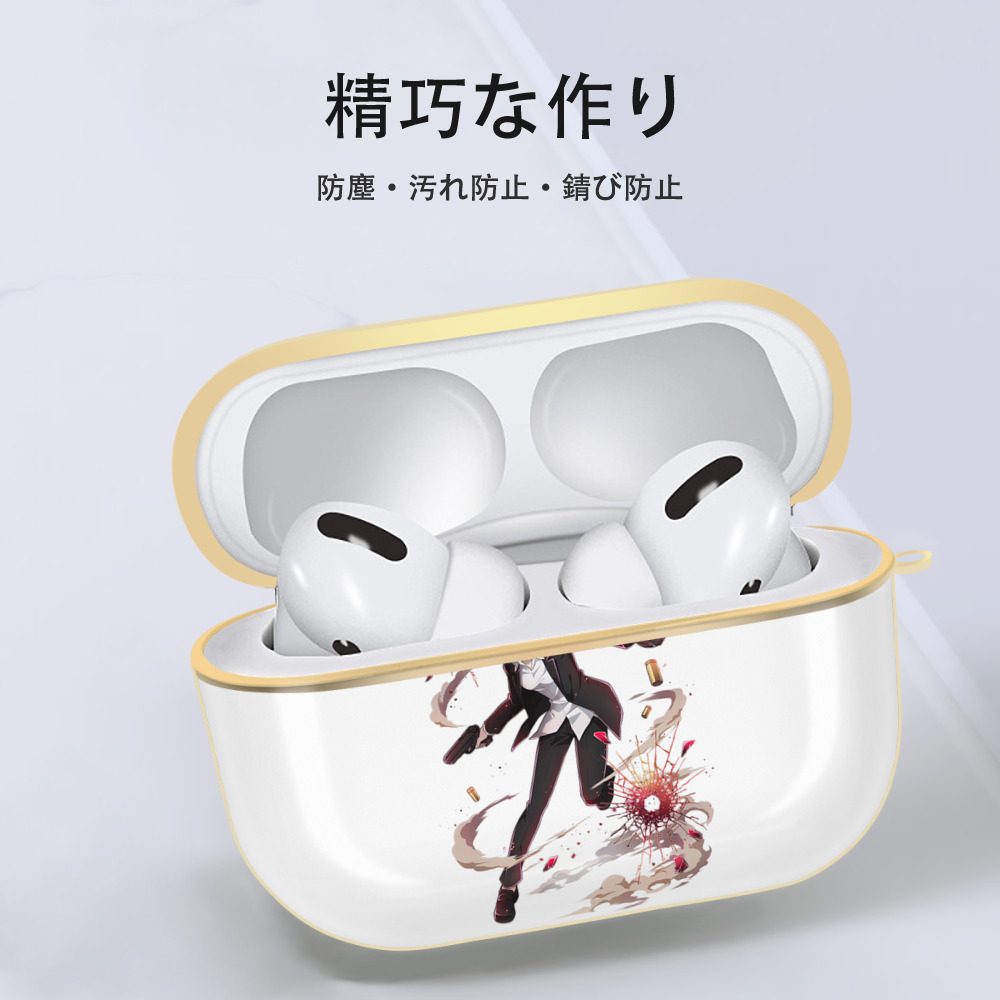 文豪ストレイドッグス Bungo Stray Dogs 【AirPods Pro用】ハードシェル保護ケース｜耐衝撃・防指紋・カラビナ付き商品仕様