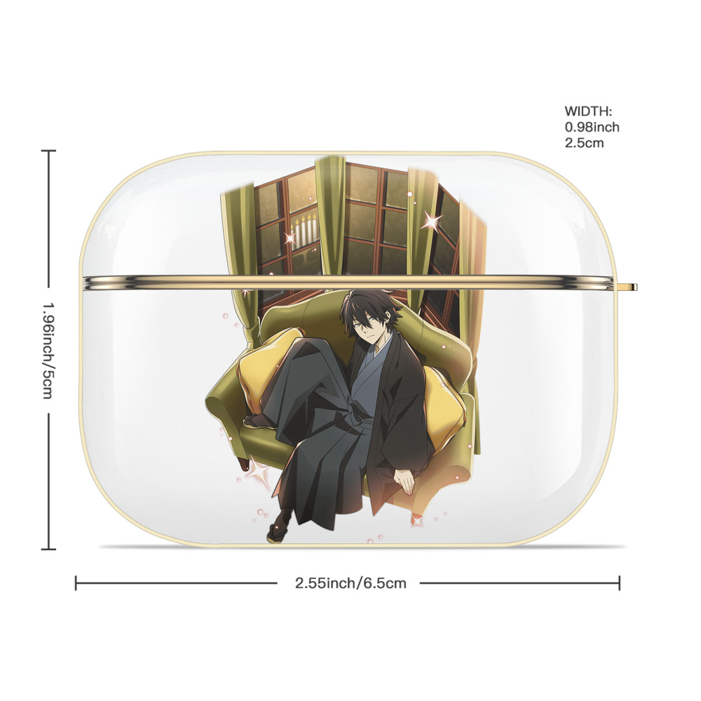 文豪ストレイドッグス Bungo Stray Dogs 【AirPods Pro用】ハードシェル保護ケース｜耐衝撃・防指紋・カラビナ付き商品仕様