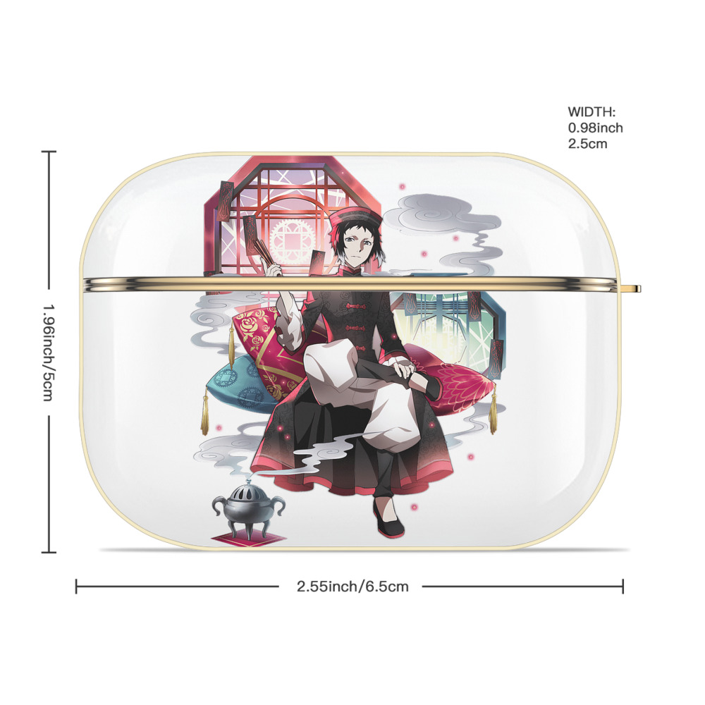 文豪ストレイドッグス Bungo Stray Dogs 【AirPods Pro用】ハードシェル保護ケース｜耐衝撃・防指紋・カラビナ付き商品仕様