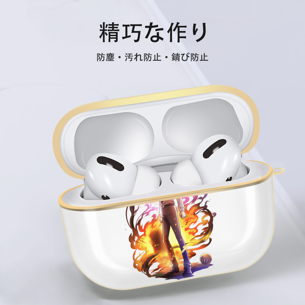 文豪ストレイドッグス Bungo Stray Dogs 【AirPods Pro用】ハードシェル保護ケース｜耐衝撃・防指紋・カラビナ付き商品仕様