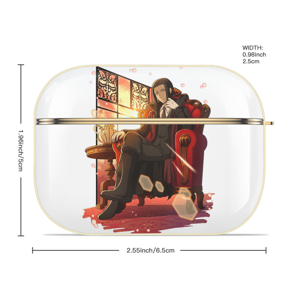 文豪ストレイドッグス Bungo Stray Dogs 【AirPods Pro用】ハードシェル保護ケース｜耐衝撃・防指紋・カラビナ付き商品仕様