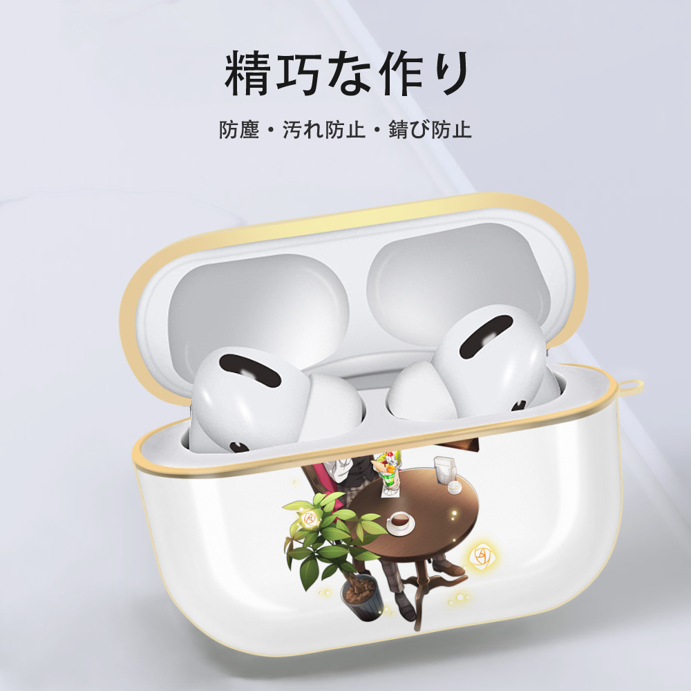 文豪ストレイドッグス Bungo Stray Dogs 【AirPods Pro用】ハードシェル保護ケース｜耐衝撃・防指紋・カラビナ付き商品仕様